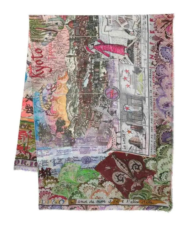 Faliero Sarti Écharpe - Comedy - Multicolore | I262122COMEDY98430