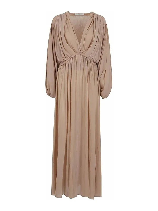 Philosophy di Lorenzo Serafini Robe Au Genou - Beige | 043321180081