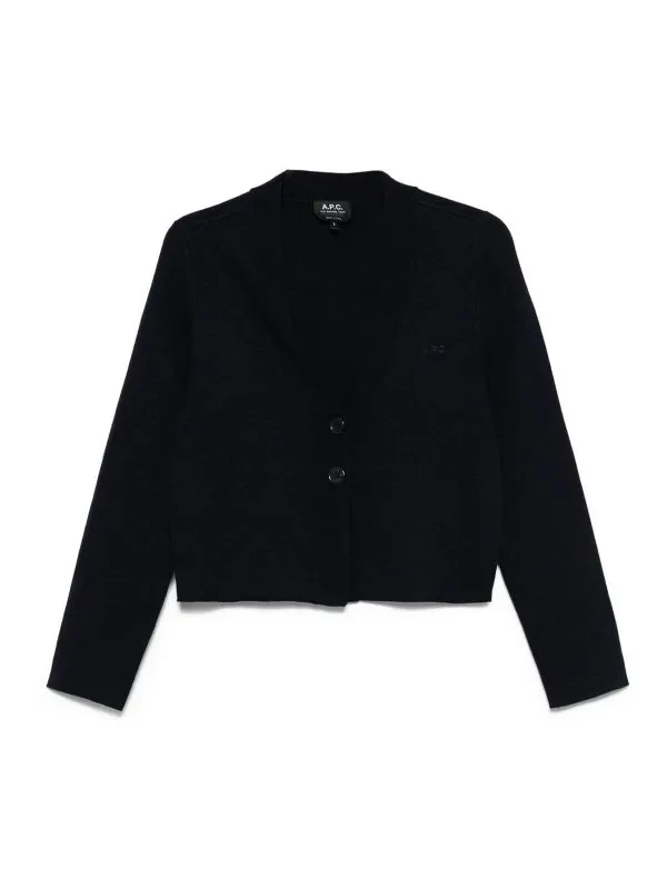 A.P.C. Cardigan - Bleu - Bleu - Femme | WVBEEF22328IAK