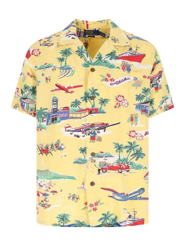 Polo Ralph Lauren Chemise - Jaune - Jaune - Homme | 710965E16