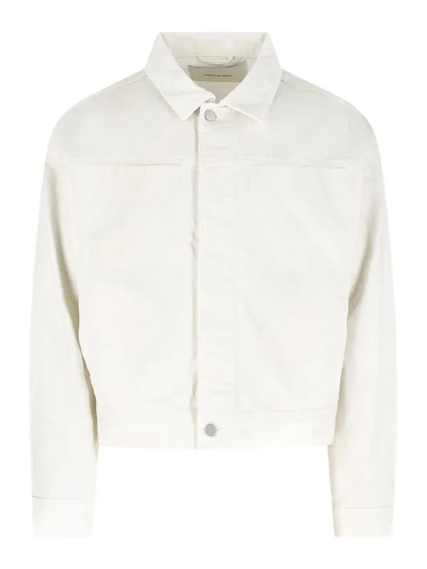 Entire Studios Veste En Jean - Blanc - Blanc - Homme | ES2427BOBONE