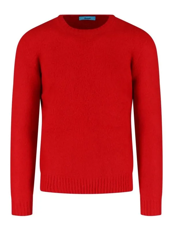Drumohr Pull Col Bateau - Rouge - Rouge - Homme | D8W103GLO366