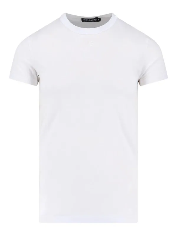Dolce & Gabbana T-Shirt - Blanc - Blanc - Homme | G8SX0ZG7PIYW0800