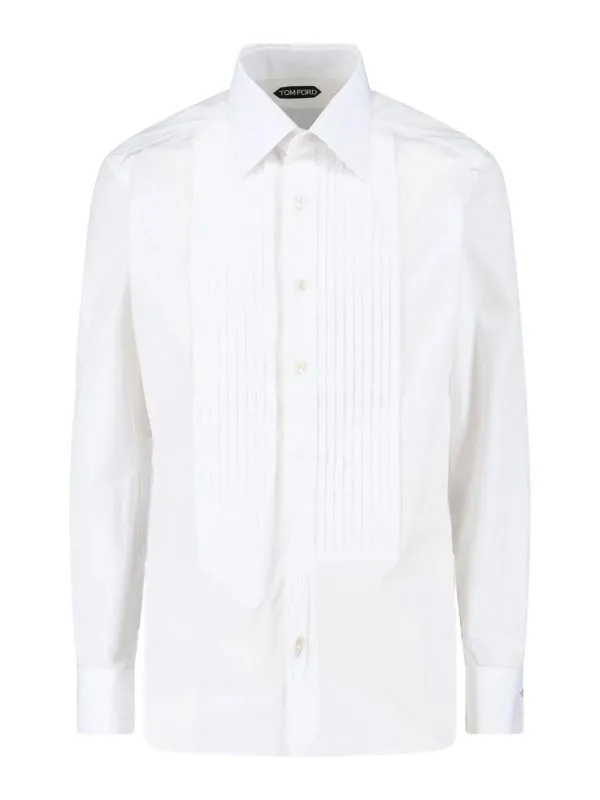 Tom Ford Chemise - Blanc - Blanc - Homme | HFCO01CGS11WAA