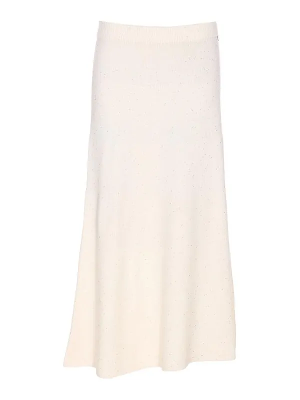 Liu Jo Jupe Midi - Blanc - Blanc - Femme | MF5295MA27RW9167