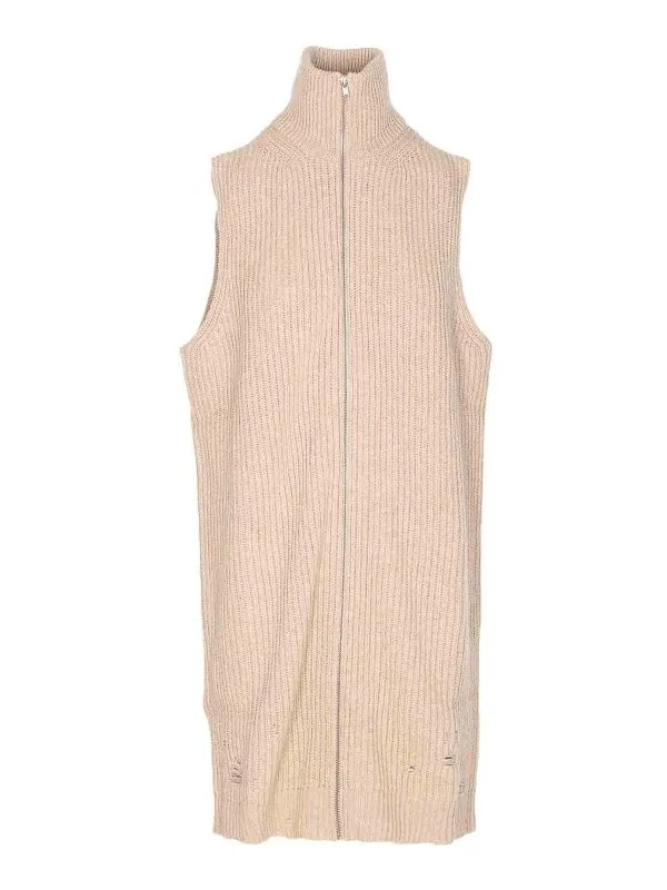MM6 Maison Margiela Cardigan - Beige - Beige | S52FB0097M13138806M