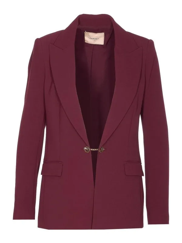 Twinset Veste Casual - Rouge - Rouge - Femme | 252TP259005609