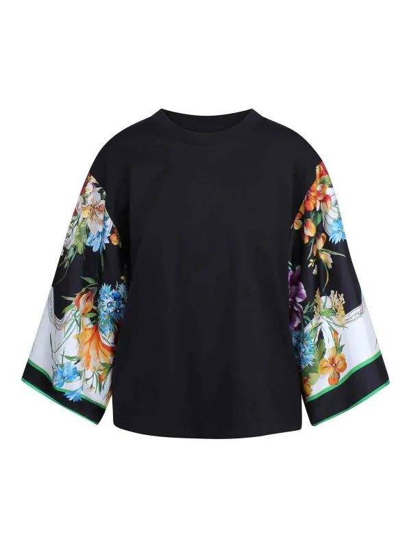 Dolce & Gabbana Blouse - Noir - Noir - Femme | F8V77ZGDDCDN0000