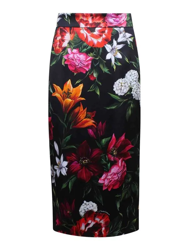 Dolce & Gabbana Jupe Midi - Multicolore - Femme | F4CS8TFSIB2HN5PB