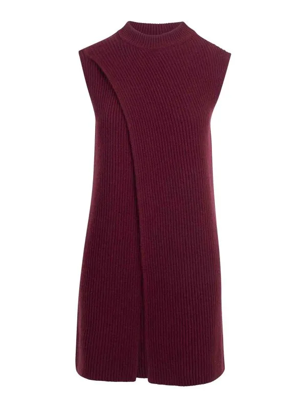 Jil Sander Gilet - Rouge - Rouge - Femme | J02FB0129J14737609