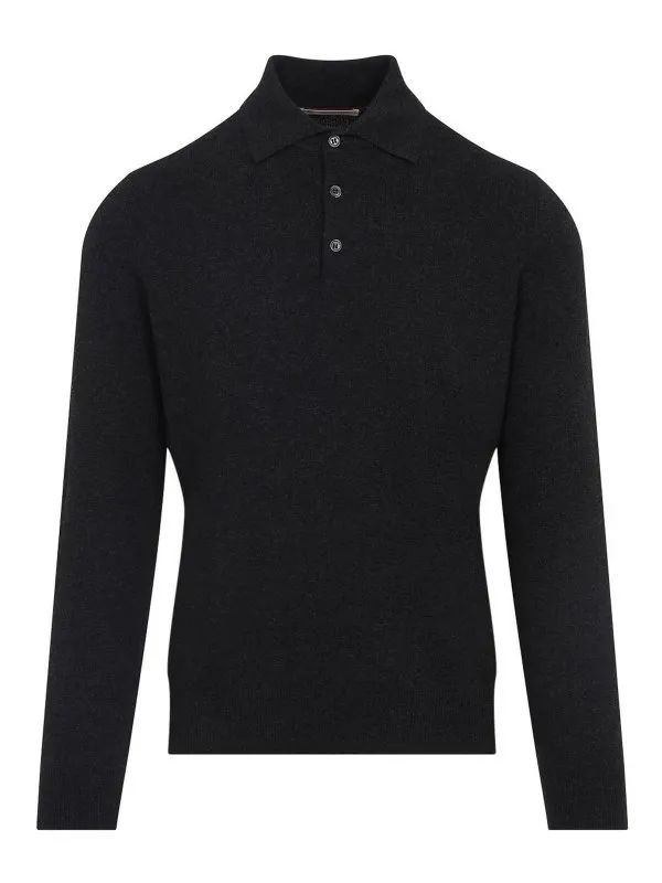 Brunello Cucinelli Polo - Blanc - Blanc - Homme | M2200295CJB82