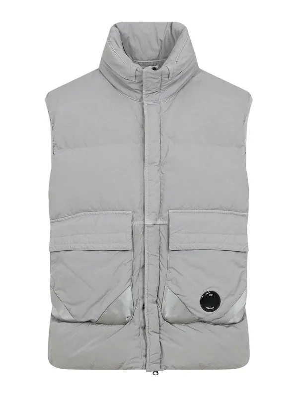 C.P. Company Gilet - Gris - Gris - Homme | 19CMVE028A006369M331