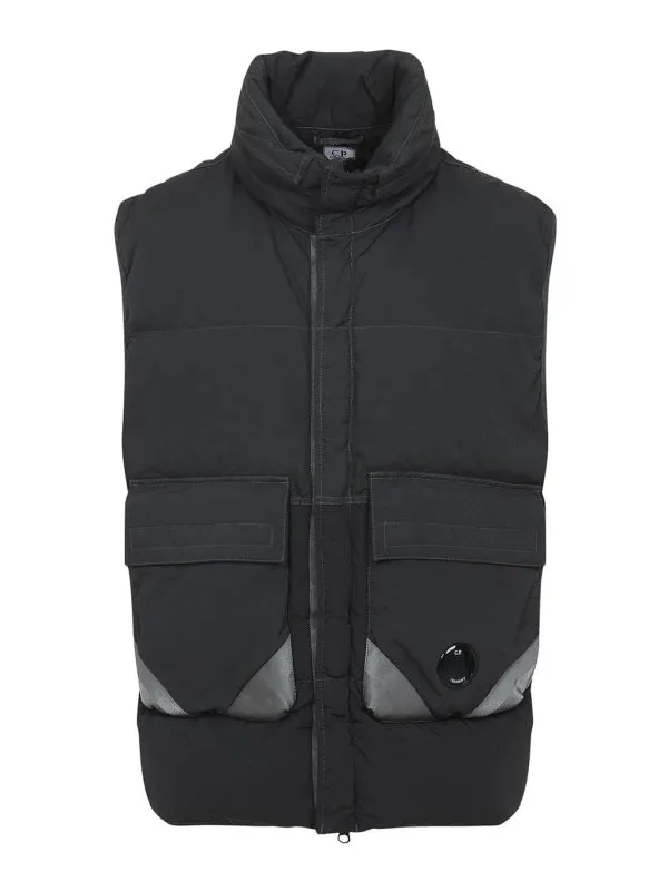 C.P. Company Gilet - Gris - Gris - Homme | 19CMVE028A006369M978
