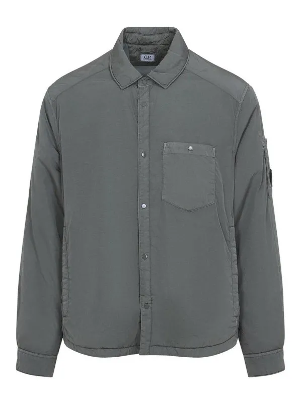 C.P. Company Blouson Rembourré - Argent | 19CMOS088A005904G921