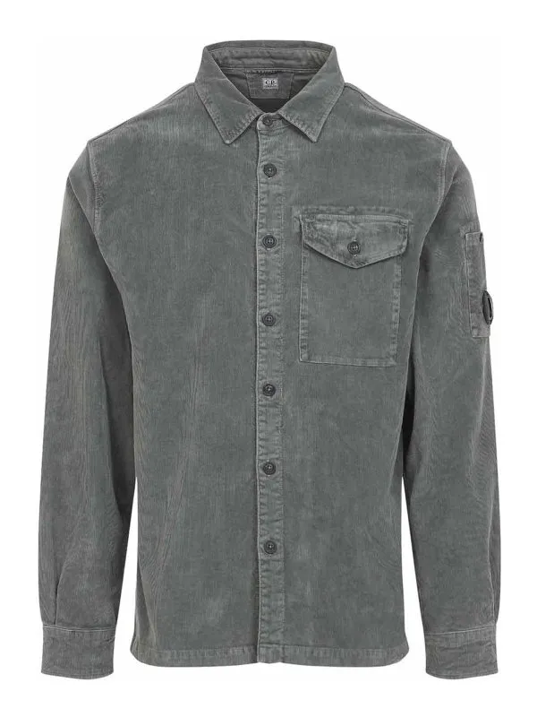 C.P. Company Chemise - Argent - Argenté | 19CMSH071A006410O921