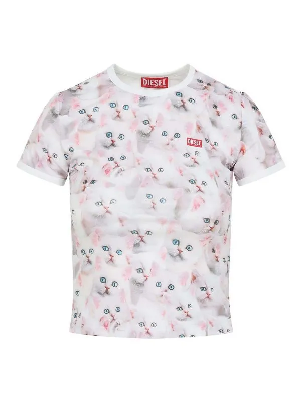 Diesel T-Shirt - Blanc - Blanc - Femme | A185550JLCC100A