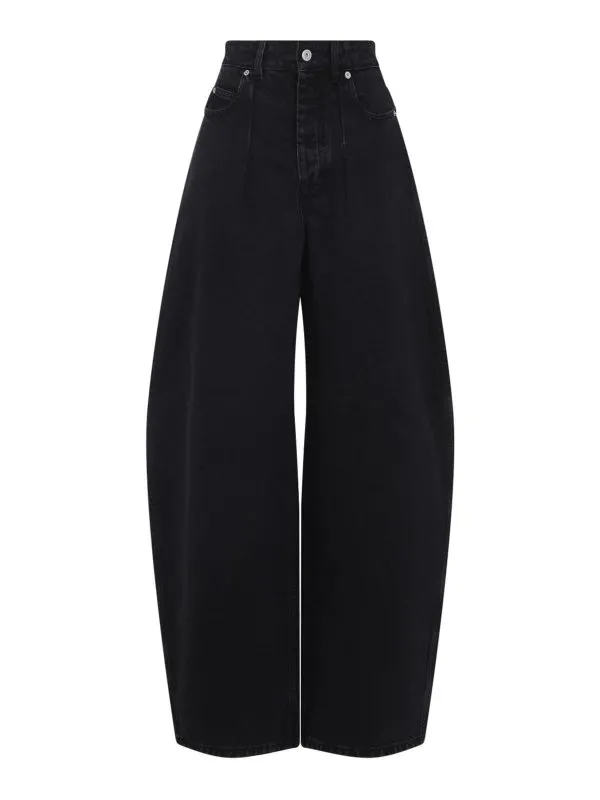 Jacquemus Jean Bootcut - Noir - Noir - Femme | PAW00609AD00039990