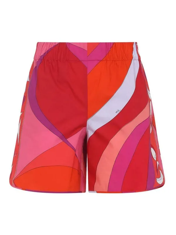 Emilio Pucci Short - Rouge - Rouge - Femme | 5HRU315H789017