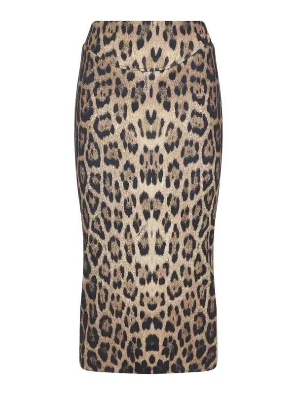 Roberto Cavalli Jupe Midi - Beige - Beige | VKT301JMP7300504