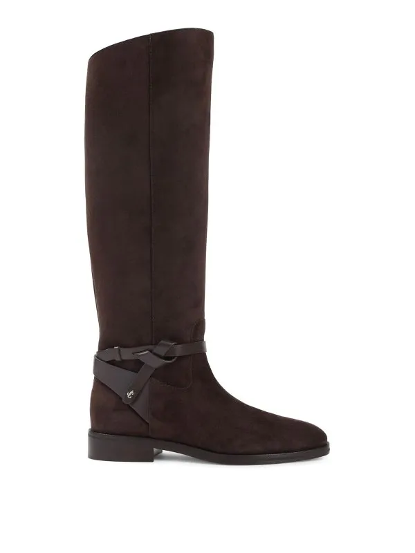 Jimmy Choo Bottes - Marron - Marron | LAWTONKBFLATALRCHOCOLATE