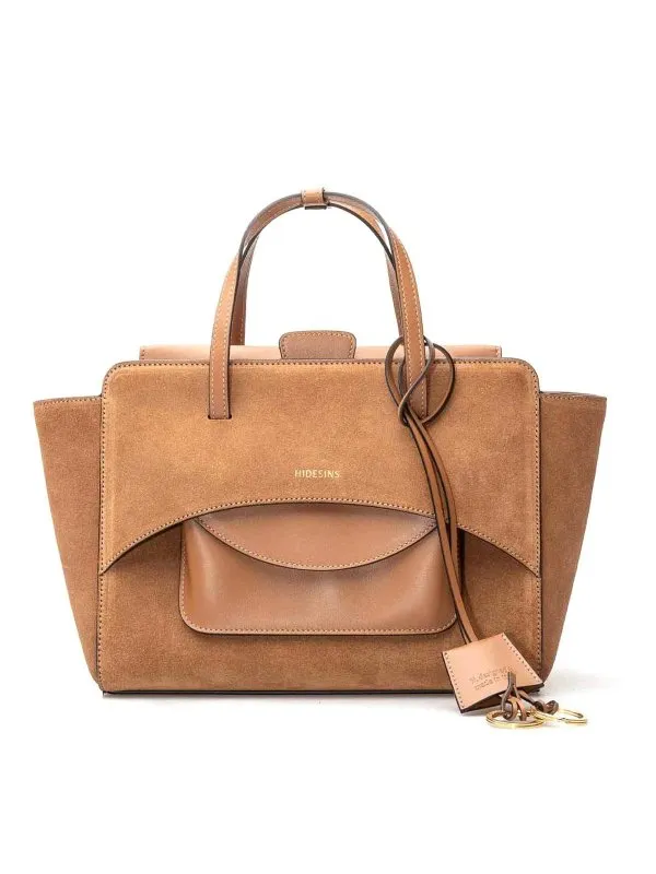 Hidesins Sac Bandoulière - Marron - Marron - Femme | FL12DNCOGNAC