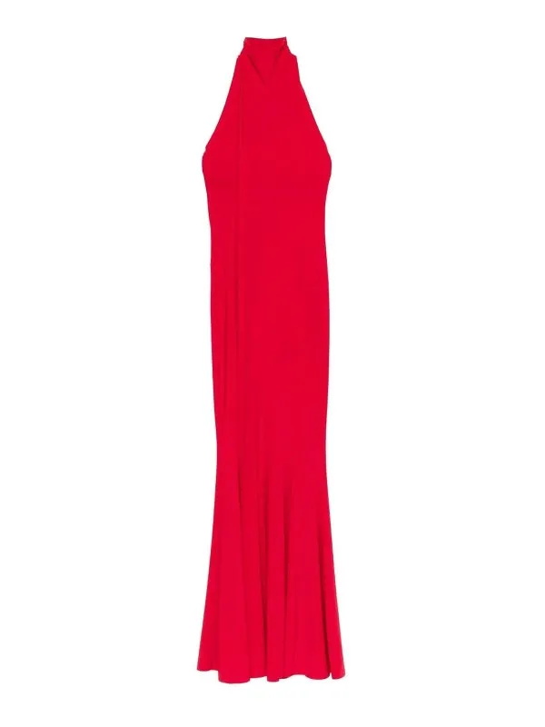 Norma Kamali Maxi Robe - Rouge - Rouge | KK2253PLB14946TIGER