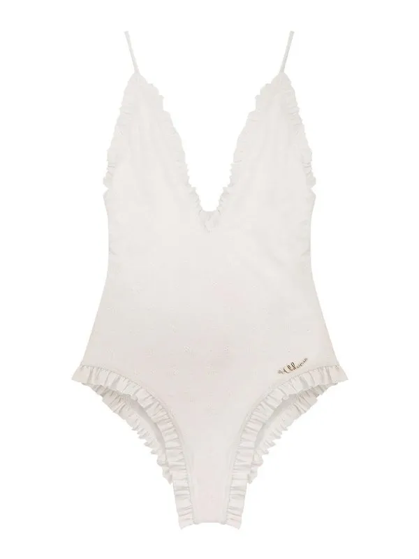 Chloe' Accessoires De Plage - Blanc - Blanc | CH25AMB12471101