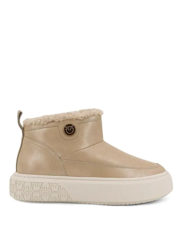 Pinko Bottines - Beige - Beige - Femme | SS0105P112O66