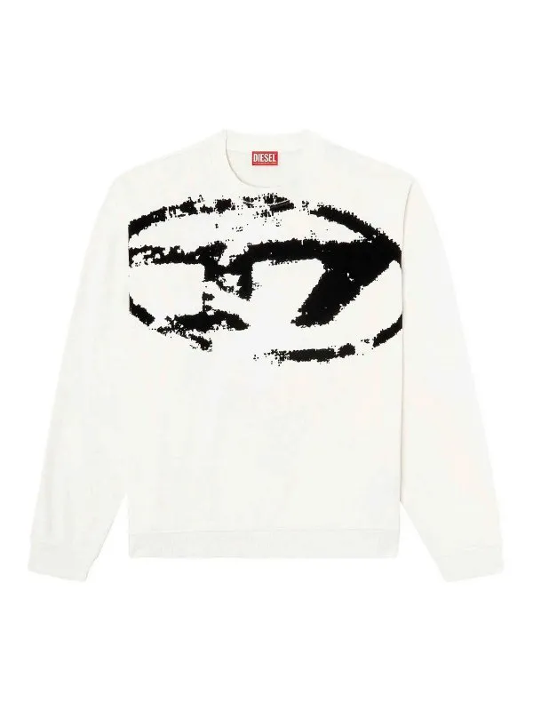 Diesel Sweat-Shirts - Blanc - Blanc - Homme | A130510DQAK141A